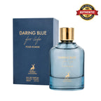 Maison Alhambra Daring Blue For Life Eau De Parfum 100ml online in Qatar at best price, premium citrus aromatic scent - perfumesouq Qatar