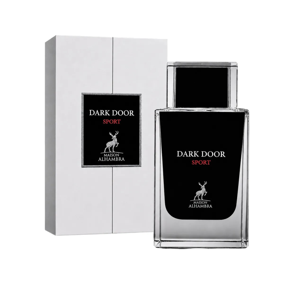 Maison Alhambra Dark Door Sport Eau de Parfum 100 ml offers a refreshing scent perfect for daily wear Perfumesouq Qatar