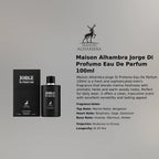 Maison Alhambra Jorge Di Profumo EDP 100ml luxury fragrance at best price in Qatar, authentic and genuine product - perfumesouq Qatar