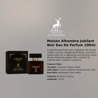 Maison Alhambra Jubilant Noir EDP 100ml luxury fragrance at best price in Qatar, authentic and genuine product - perfumesouq Qatar