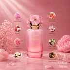 Maison Asrar Bloom Bloom EDP 100 ml women floral fresh pear bergamot rose jasmine musk vanilla elegant bottle Perfumesouq Qatar