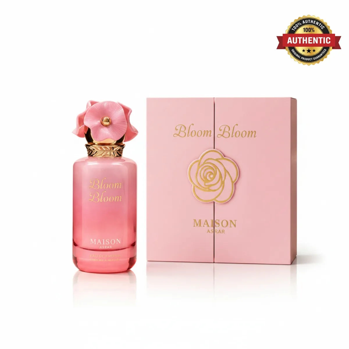 Maison Asrar Bloom Bloom EDP 100 ml elegant floral scent fresh airy composition Perfumesouq Qatar
