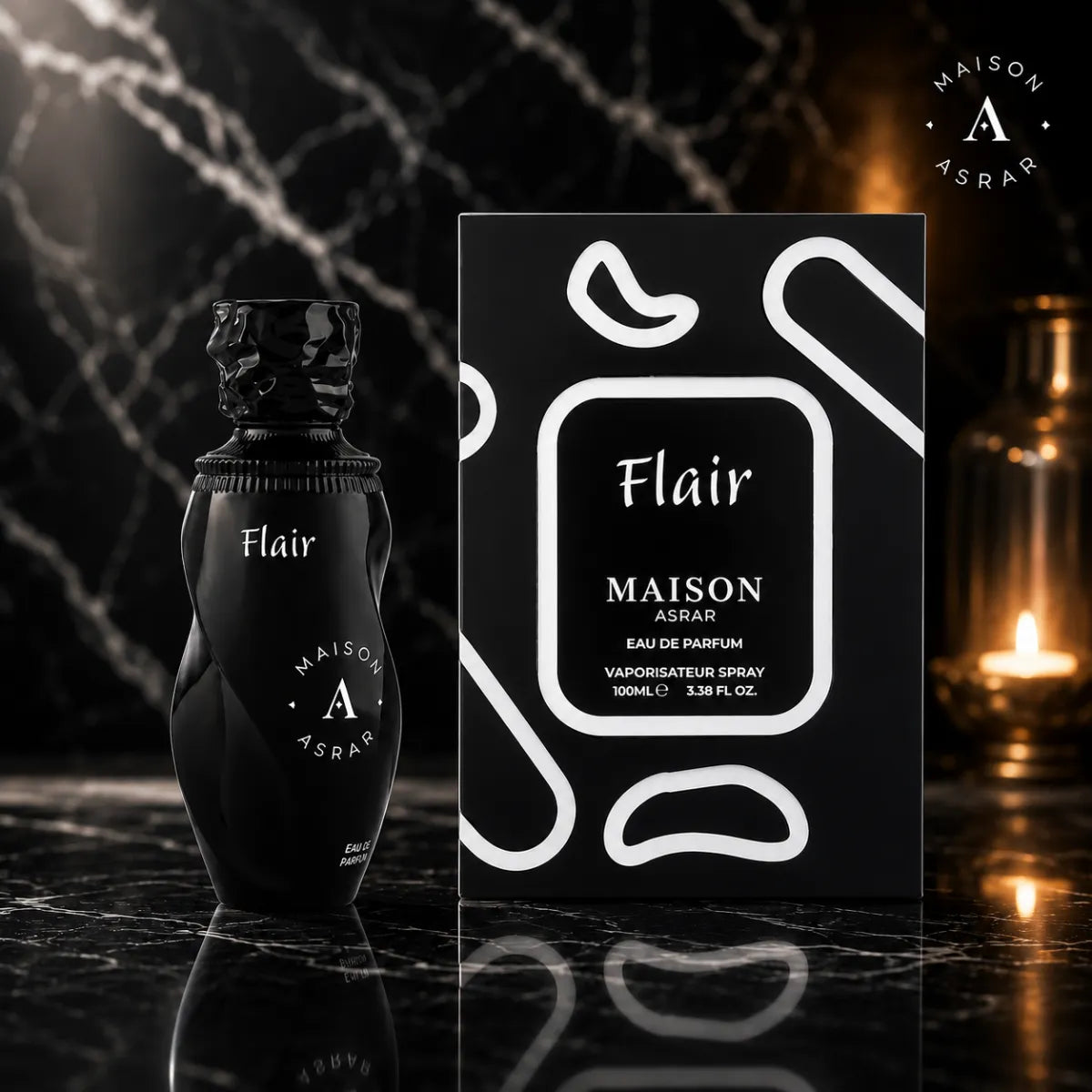 Buy Maison Asrar Flair Eau De Parfum 100ml online in Qatar for best price, luxury floral fragrance - perfumesouq Qatar