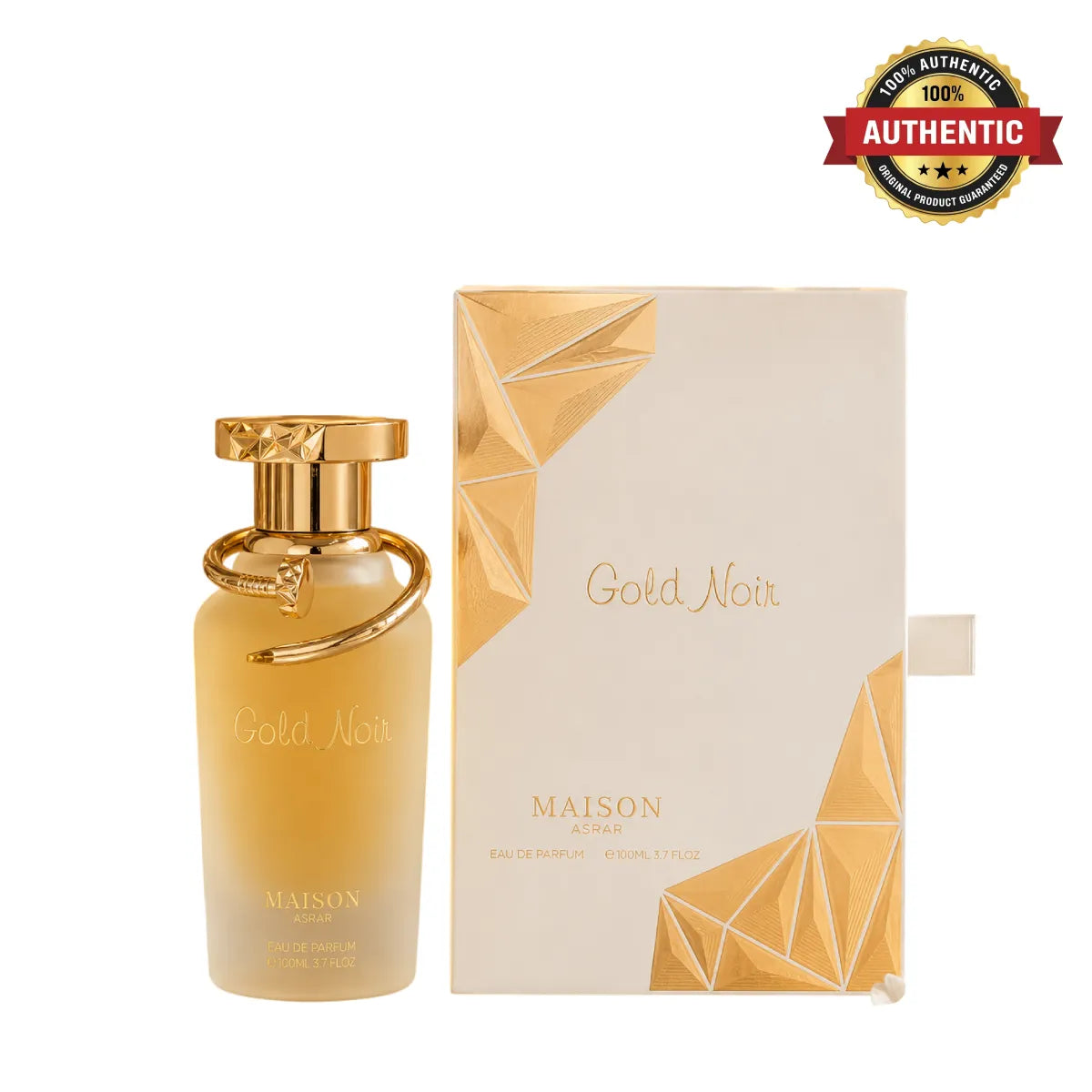 Maison Asrar Gold Noir Eau De Parfum 100ml online in Qatar at best price, premium oriental woody scent - perfumesouq Qatar