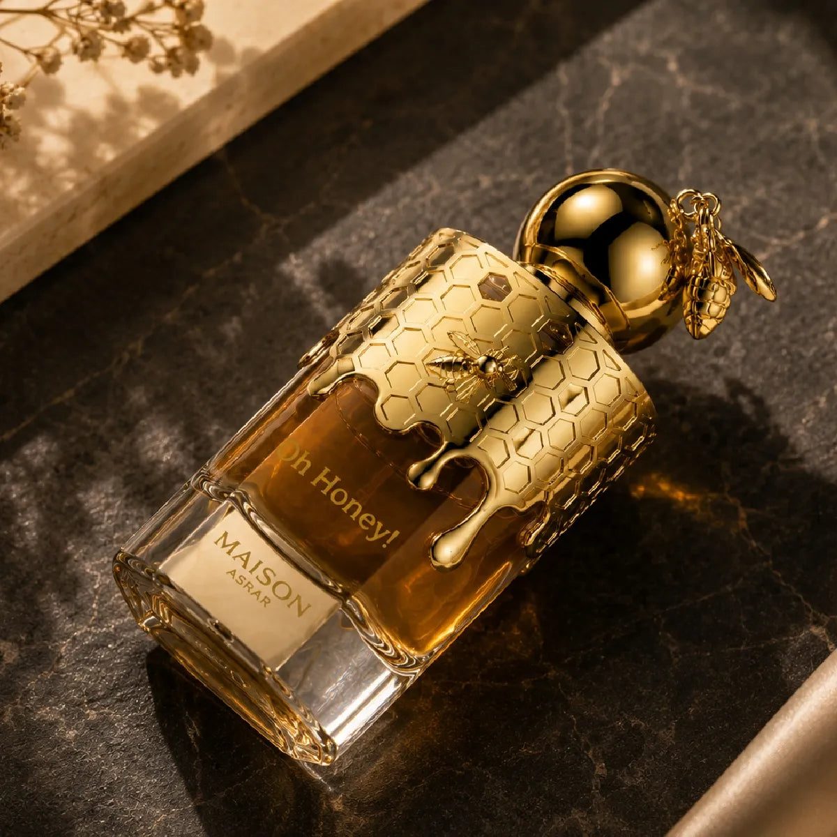 Maison Asrar Oh Honey 100ML warm sweet honey floral perfume elegant scent best price in Perfumesouq Qatar