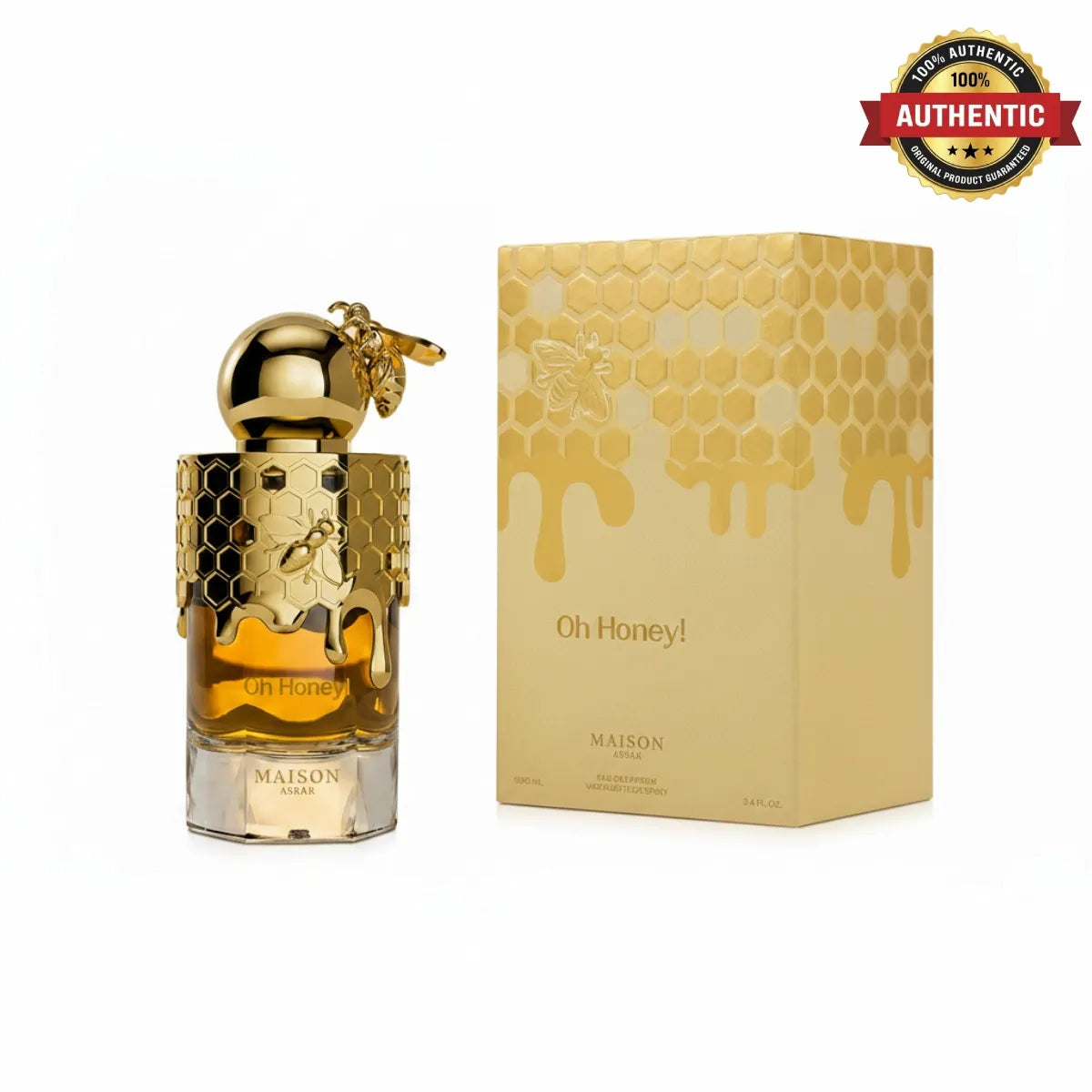 Maison Asrar Oh Honey EDP 100 ml fruity floral warm soft fragrance Perfumesouq Qatar 