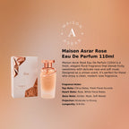 Maison Asrar Rose EDP 110ml luxury fragrance at best price in Qatar, authentic and genuine product - perfumesouq Qatar