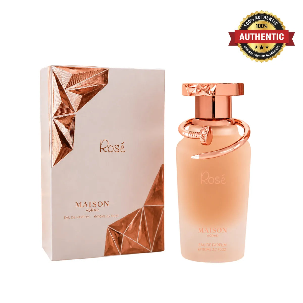 Maison Asrar Rose Eau De Parfum 110ml online in Qatar at best price, premium floral rose scent - perfumesouq Qatar