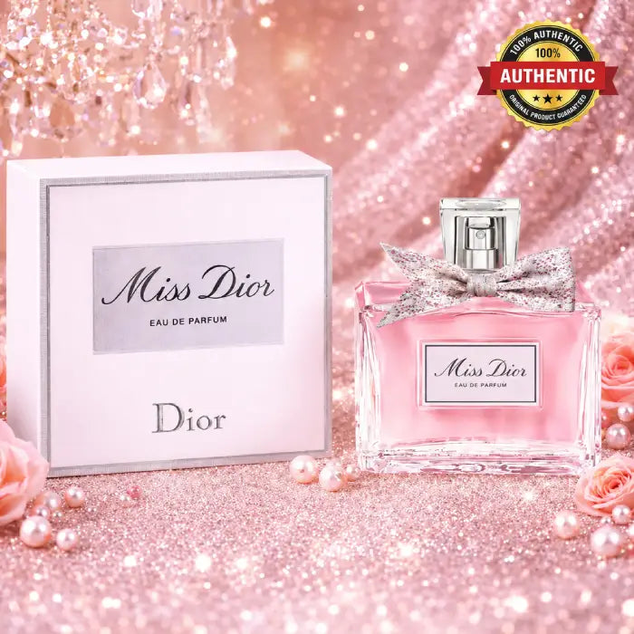 Miss Dior Eau de Parfum 100ML with elegant feminine bottle and luxurious floral fragrance from Perfumesouq Qatar