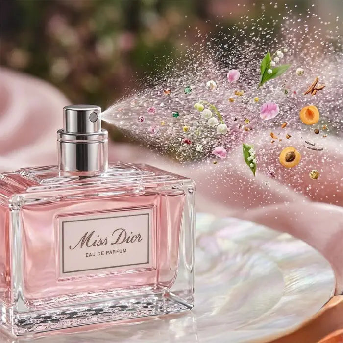 Miss Dior signature women’s scent with soft vanilla woods and refined floral fragrance from Perfumesouq Qatar