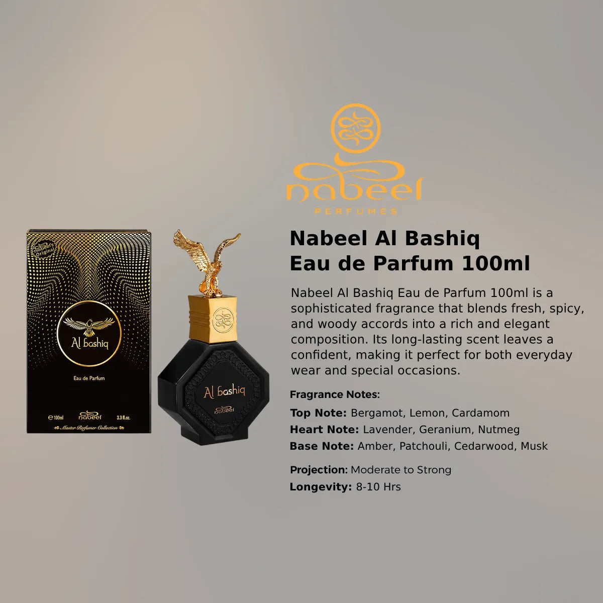 Nabeel Al Bashiq EDP 100ml luxury fragrance at best price in Qatar, authentic and genuine product - perfumesouq Qatar