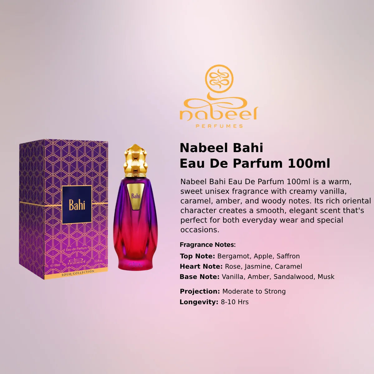 Nabeel Bahi EDP 100ml luxury fragrance at best price in Qatar, authentic and genuine product - perfumesouq Qatar