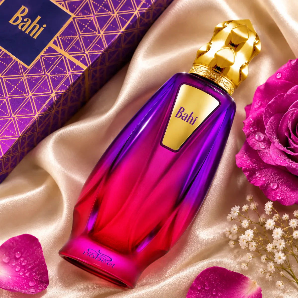 Nabeel Bahi Eau De Parfum 100ml for best price in Qatar, elegant oriental fragrance with long-lasting scent - perfumesouq Qatar