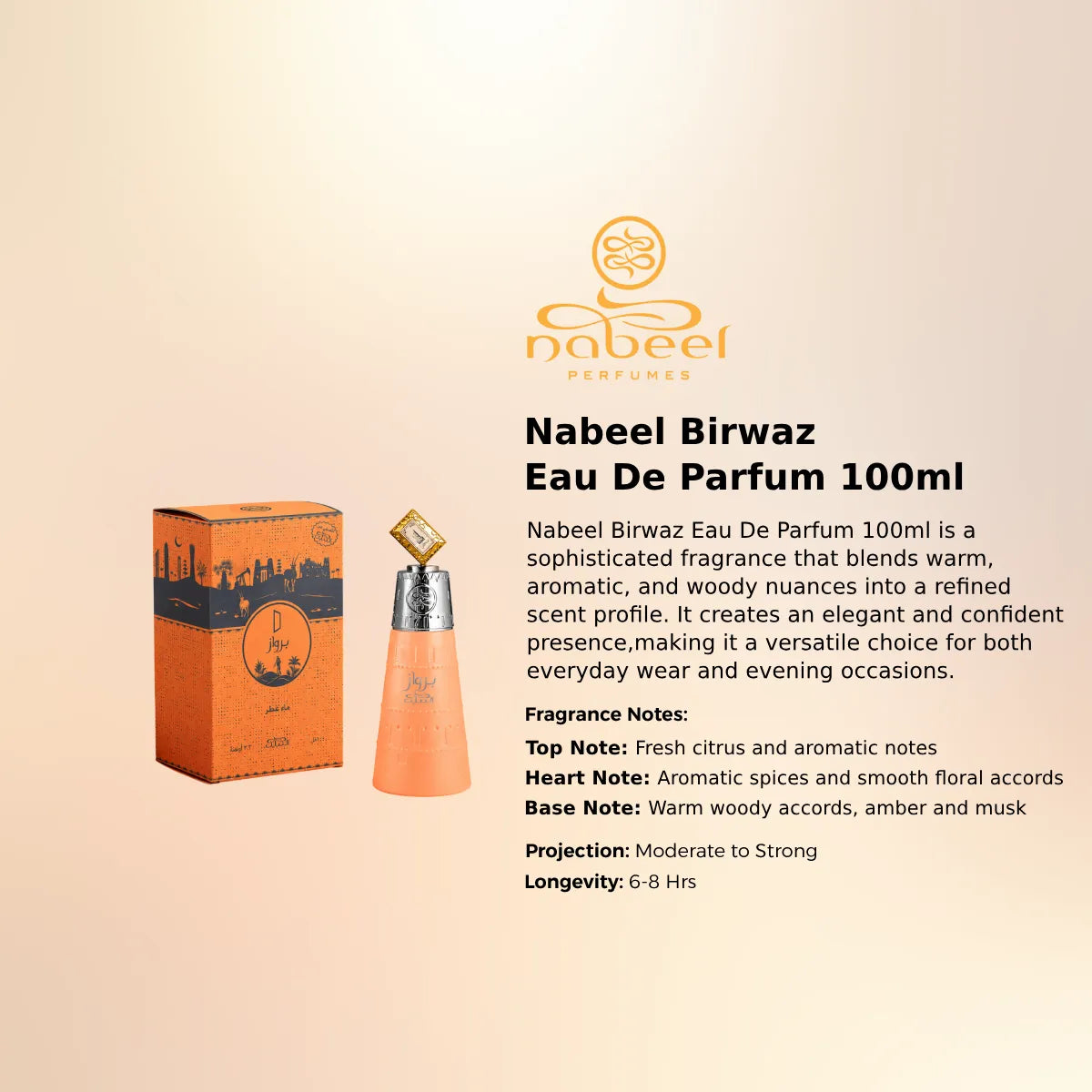 Nabeel Birwaz EDP 100ml luxury fragrance at best price in Qatar, authentic and genuine product - perfumesouq Qatar