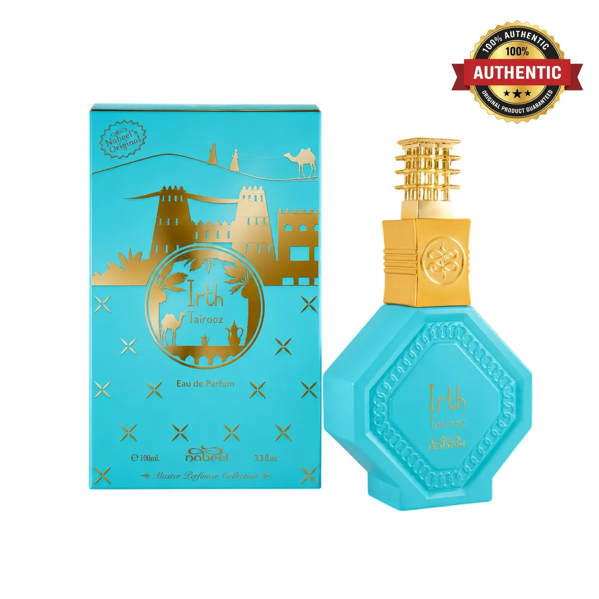 Nabeel Irth Fairooz Eau De Parfum 100ml online in Qatar at best price, premium aquatic woody scent - perfumesouq Qatar