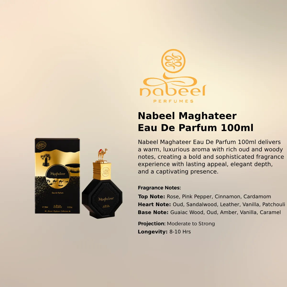 Nabeel Maghateer EDP 100ml luxury fragrance at best price in Qatar, authentic and genuine product - perfumesouq Qatar
