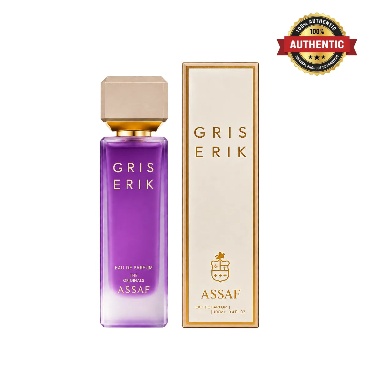 Assaf Gris Erik Eau De Parfum 100ml online at best price, elegant and sophisticated fragrance - Perfumesouq Qatar
