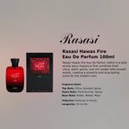 Rasasi Hawas Fire EDP 100ml luxury fragrance at best price in Qatar, authentic and genuine product - perfumesouq Qatar