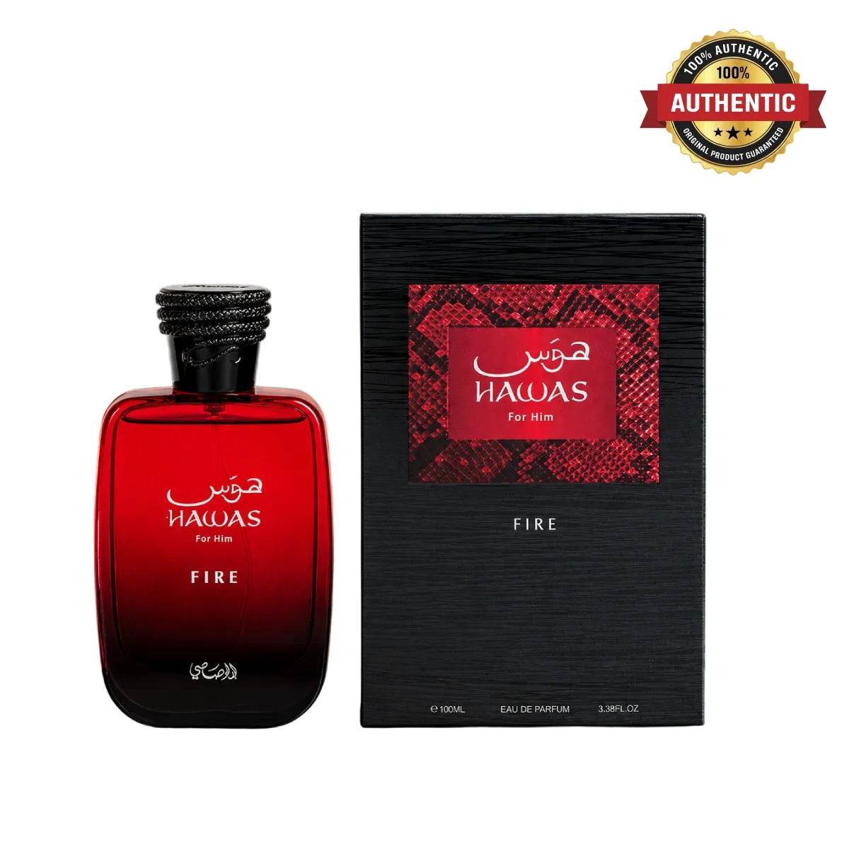 Rasasi Hawas Fire Eau De Parfum 100ml online in Qatar at best price, premium fresh spicy scent - perfumesouq Qatar