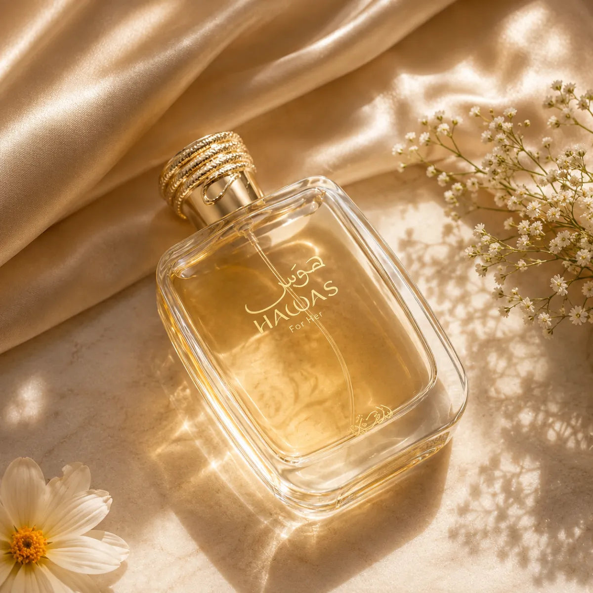 Rasasi Hawas For Her Eau De Parfum 100ml for best price in Qatar, elegant floral fragrance with long-lasting scent - perfumesouq Qatar