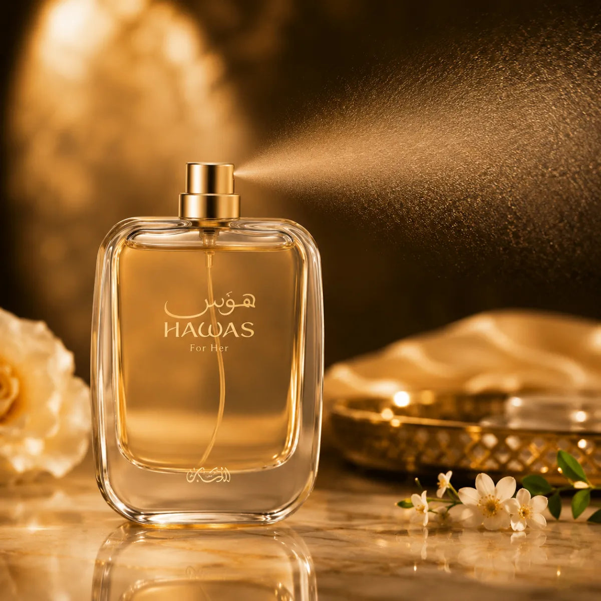Original Rasasi Hawas For Her Eau De Parfum 100ml authentic luxury fragrance at best price in Qatar - perfumesouq Qatar