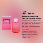 Rasasi Hawas Pink EDP 100ml luxury fragrance at best price in Qatar, authentic and genuine product - perfumesouq Qatar