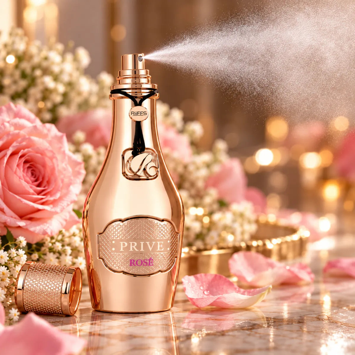 Original Riiffs Prive Rose Eau De Parfum 100ml authentic luxury fragrance at best price - Perfumesouq Qatar