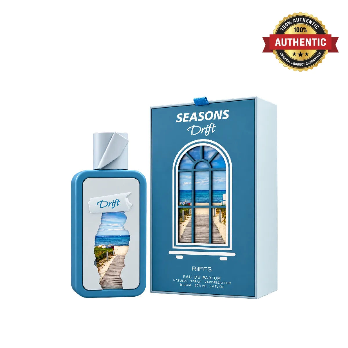 Riiffs Seasons Drift Eau De Parfum 100ml online at best price, premium fresh fragrance - Perfumesouq Qatar