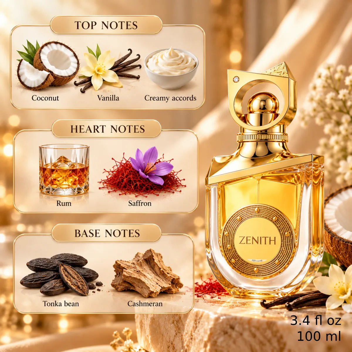Authentic Riiffs Zenith Extrait De Parfum 100ml for best price with fast delivery - Perfumesouq Qatar