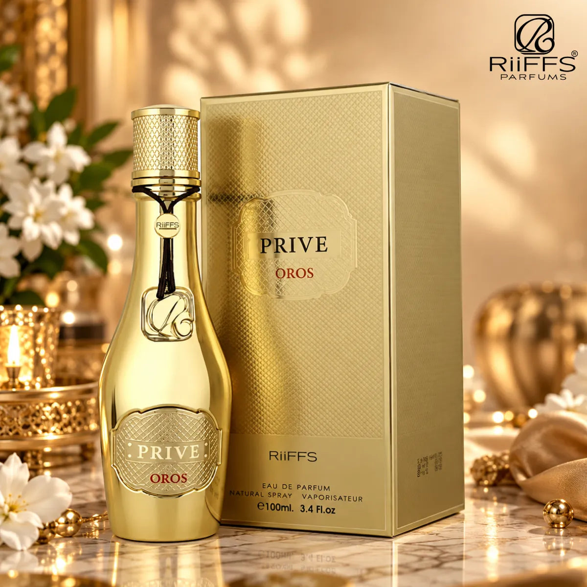 Buy Riiffs Prive Oros Eau De Parfum 100ml online from Perfumesouq , Doha, Qatar 