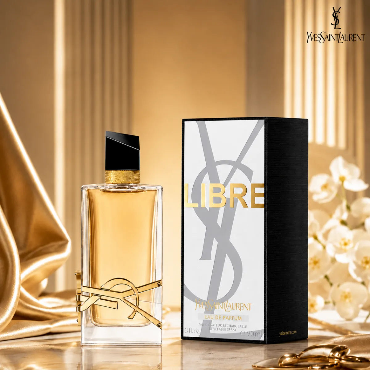 Buy YSL Libre Eau De Parfum 90ml online in Qatar for best price, luxury floral fragrance - perfumesouq Qatar