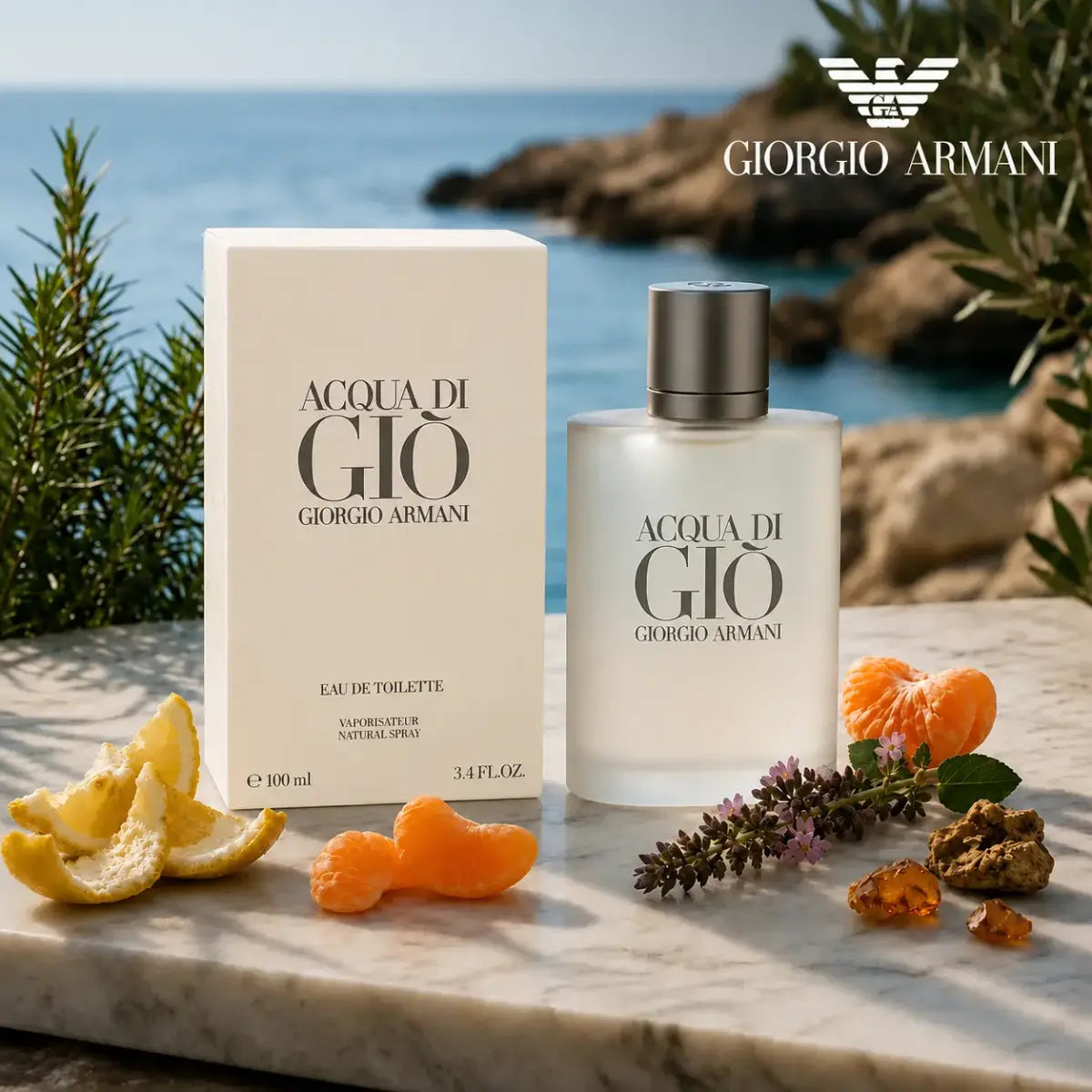 Acqua Di Gio Giorgio Armani Eau de Toilette 125ml men's fragrance available at Perfumesouq Qatar