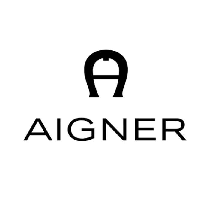 Aigner official brand logo — distinguished German luxury fashion house known for sophisticated fragrances and premium leather goods, available for perfume lovers in Qatar — Perfumesouq Qatar