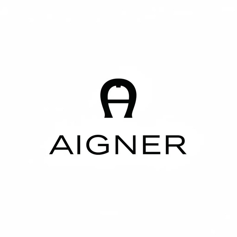 Aigner official brand logo — distinguished German luxury fashion house known for sophisticated fragrances and leather goods, available for perfume lovers in Qatar — Perfumesouq Qatar