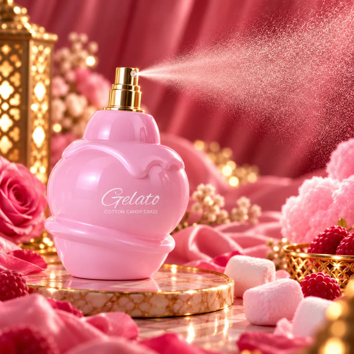 Original Amaran Gelato Cotton Candy Craze Eau De Parfum 100ml authentic luxury fragrance at best price - Perfumesouq Qatar