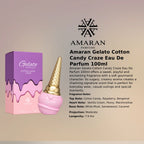 Amaran Gelato Cotton Candy Craze EDP 100ml luxury fragrance at best price, authentic and genuine product - Perfumesouq Qatar