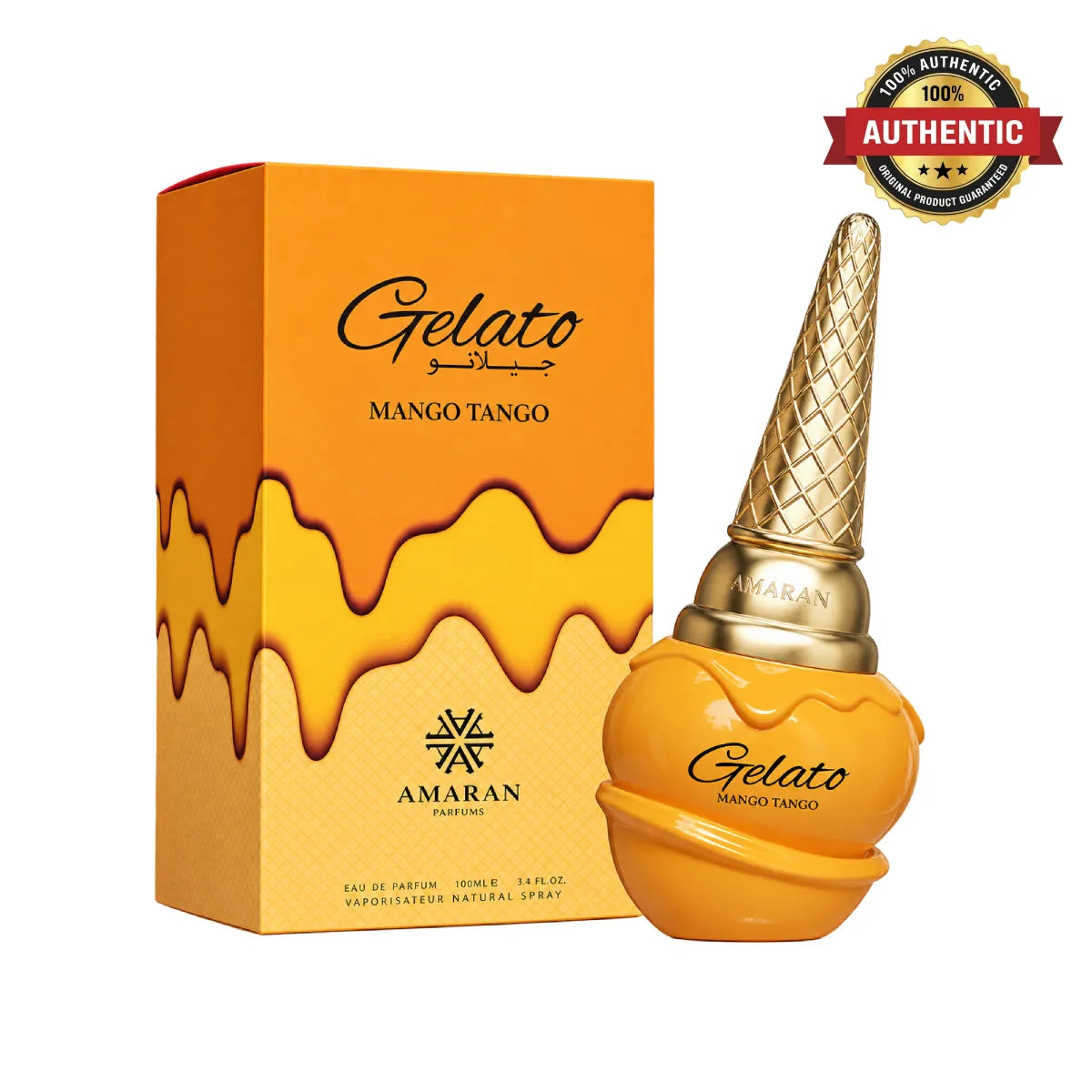 Amaran Gelato Mango Tango Eau De Parfum 100ml online at best price, juicy fruity fragrance - Perfumesouq Qatar