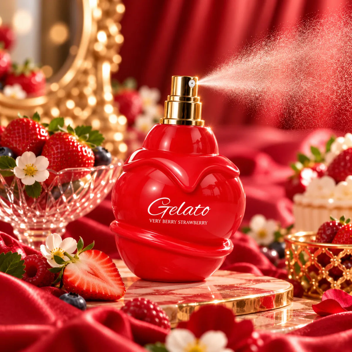 Original Amaran Gelato Very Berry Strawberry Eau De Parfum 100ml authentic luxury fragrance at best price  - Perfumesouq Qatar