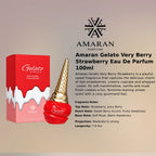 Amaran Gelato Very Berry Strawberry EDP 100ml luxury fragrance at best price, authentic and genuine product - Perfumesouq Qatar
