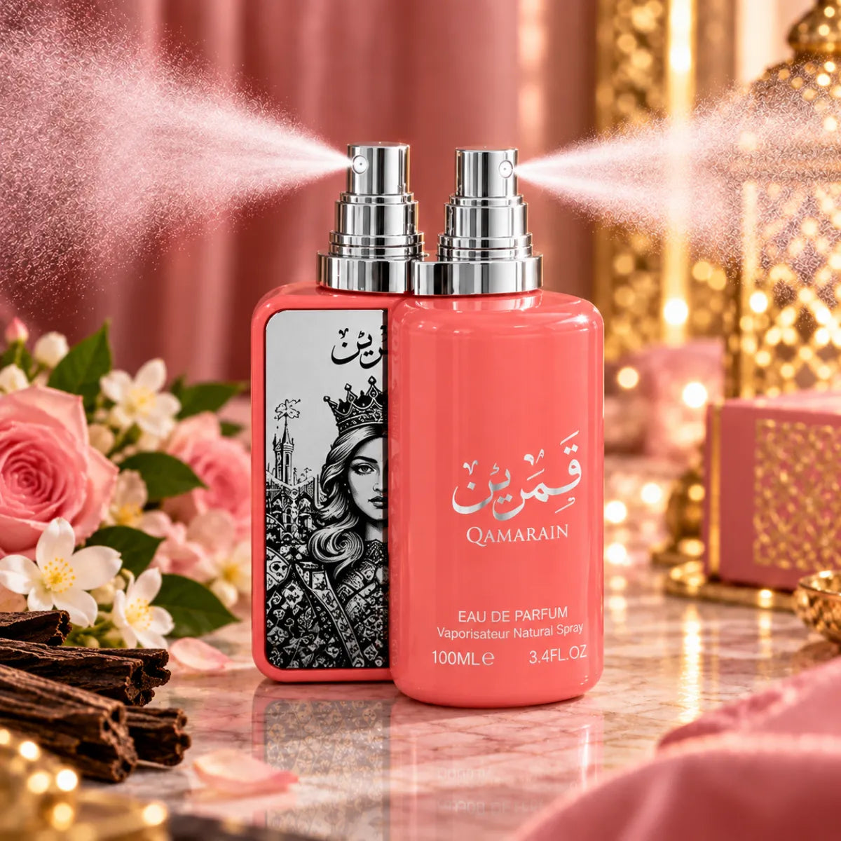 Original Amaran Qamarain For Her Eau De Parfum 100ml authentic luxury fragrance at best price - Perfumesouq Qatar