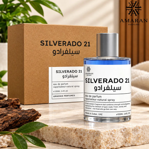 Buy Amaran Silverado 21 Eau De Parfum 100ml from Perfumesouq, Doha, Qatar