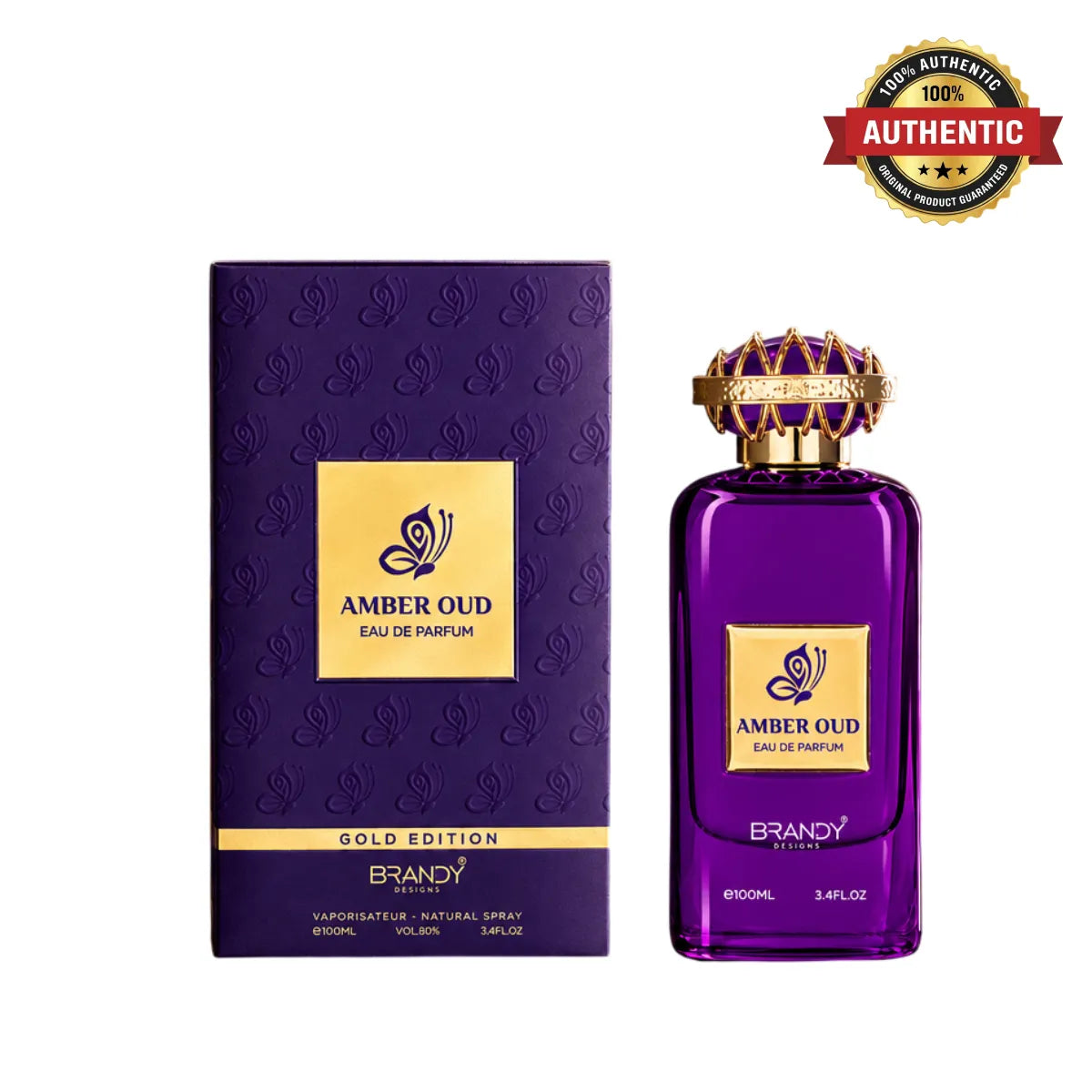 Brandy Amber Oud Eau De Parfum 100ml online in Qatar at best price, premium fragrance - Perfumesouq Qatar