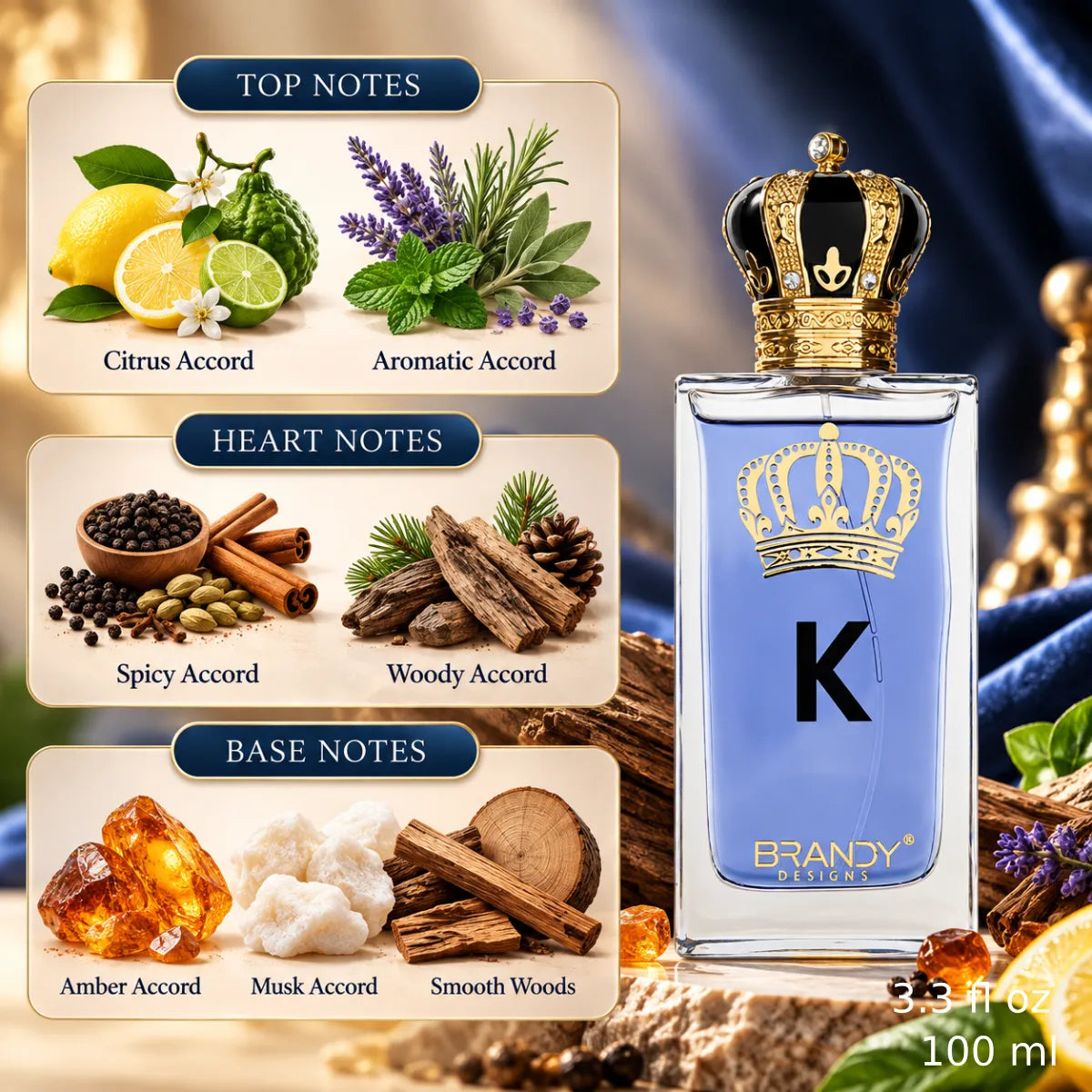 Authentic Brandy Daniel & Gloria King Eau De Parfum 100ml for best price with fast delivery - Perfumesouq Qatar