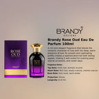 Authentic Brandy Rose Oud Eau De Parfum 100ml for best price with fast delivery - Perfumesouq Qatar