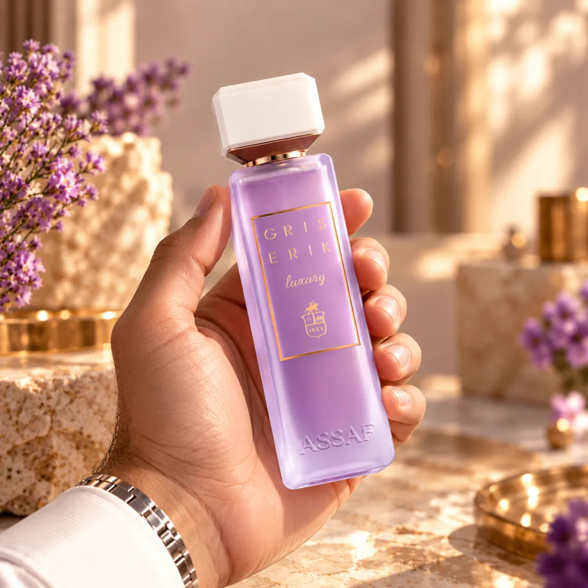 Premium Assaf Gris Erik EDP 200ml available at best price, smooth and captivating fragrance - Perfumesouq Qatar