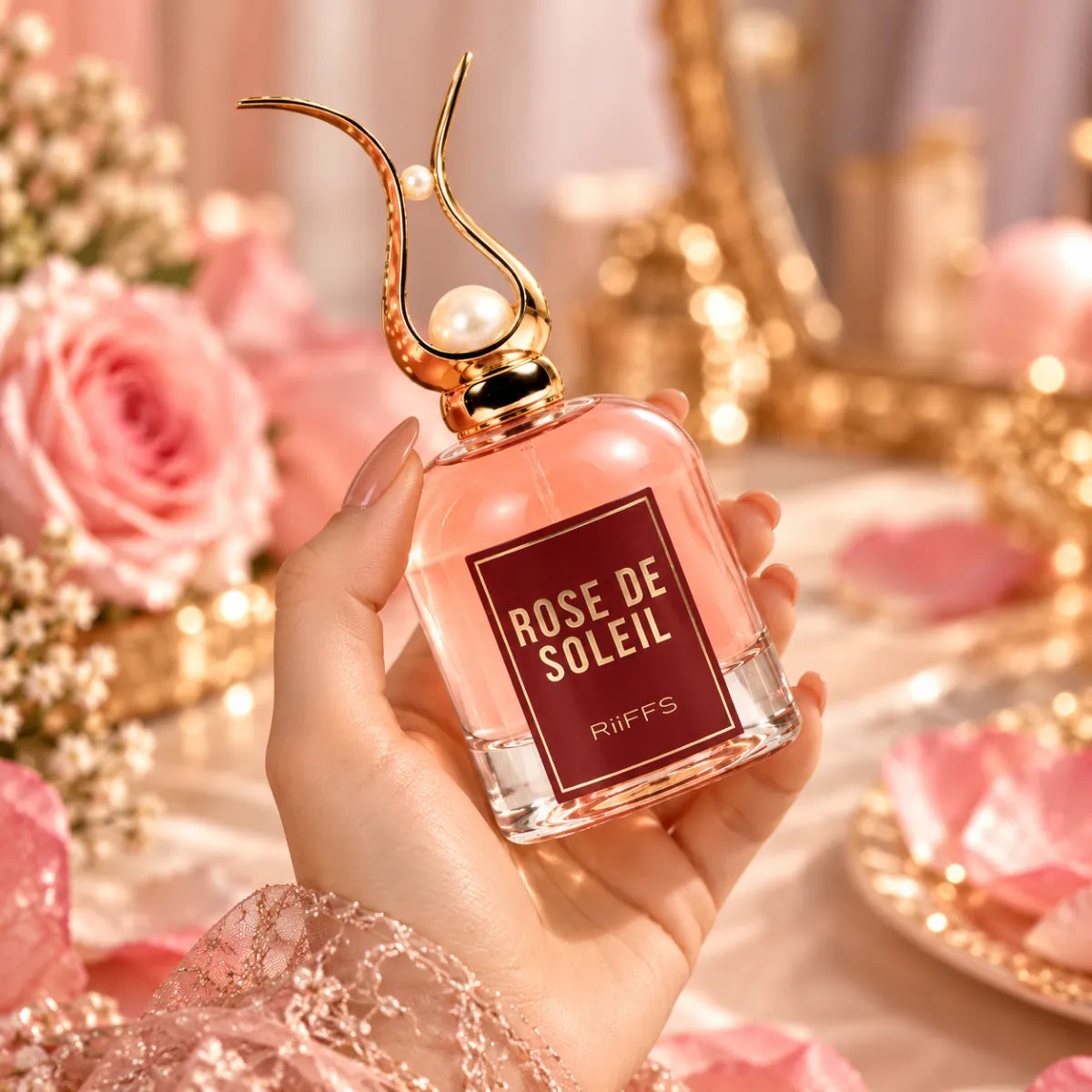 Premium Riiffs Rose De Soleil EDP 100ml available at best price, sophisticated floral fragrance - Perfumesouq Qatar