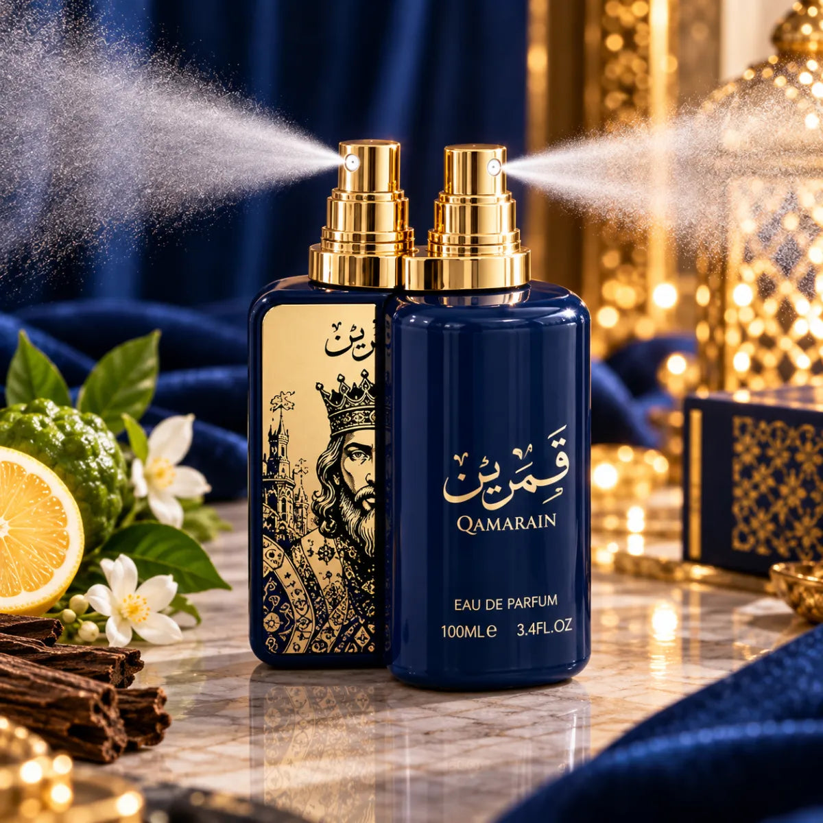 Premium Amaran Qamarian For Him EDP 100ml available at best price, sophisticated men's fragrance - Perfumesouq Qatar