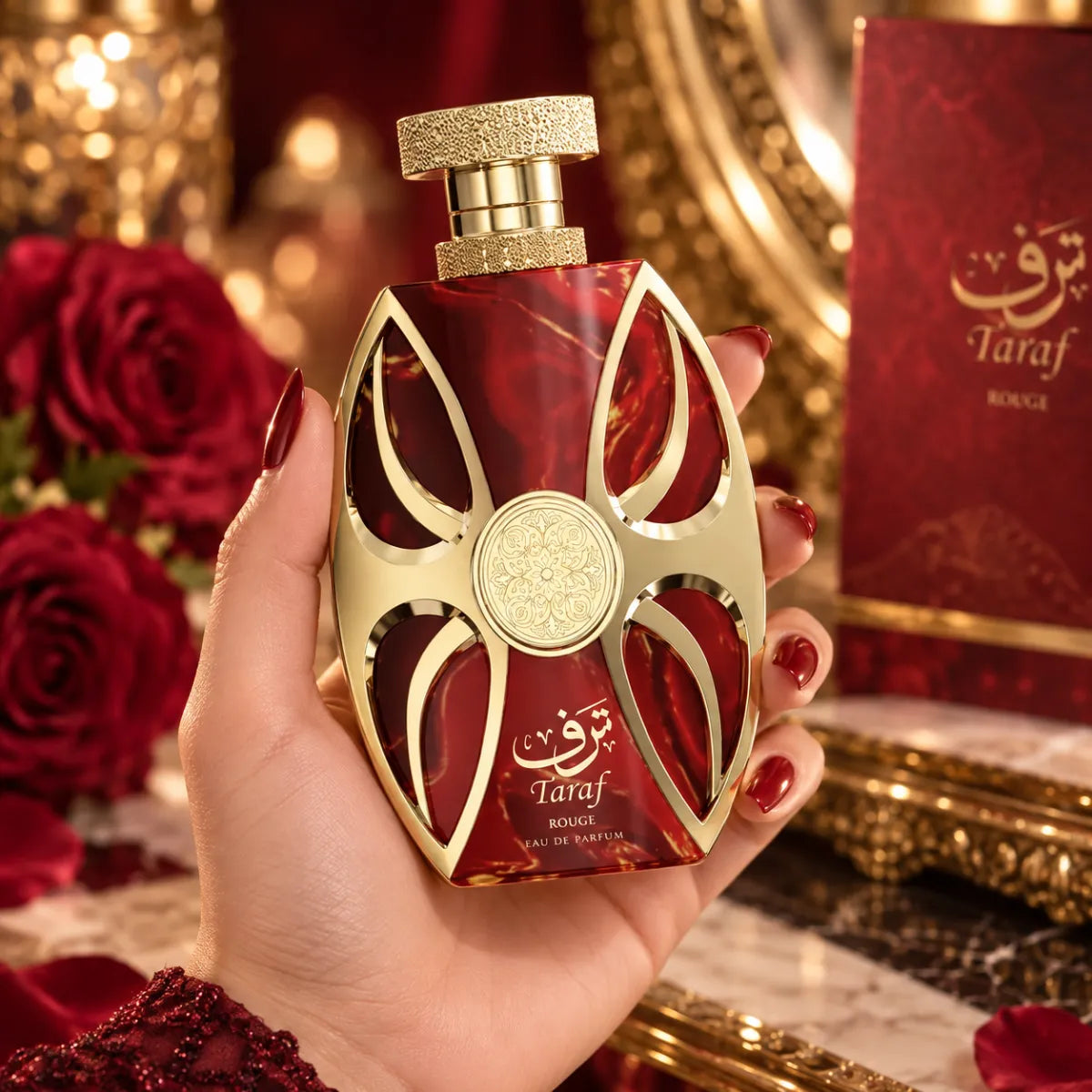 Premium Amaran Taraf Rouge EDP 100ml available at best price, sophisticated unisex fragrance - Perfumesouq Qatar