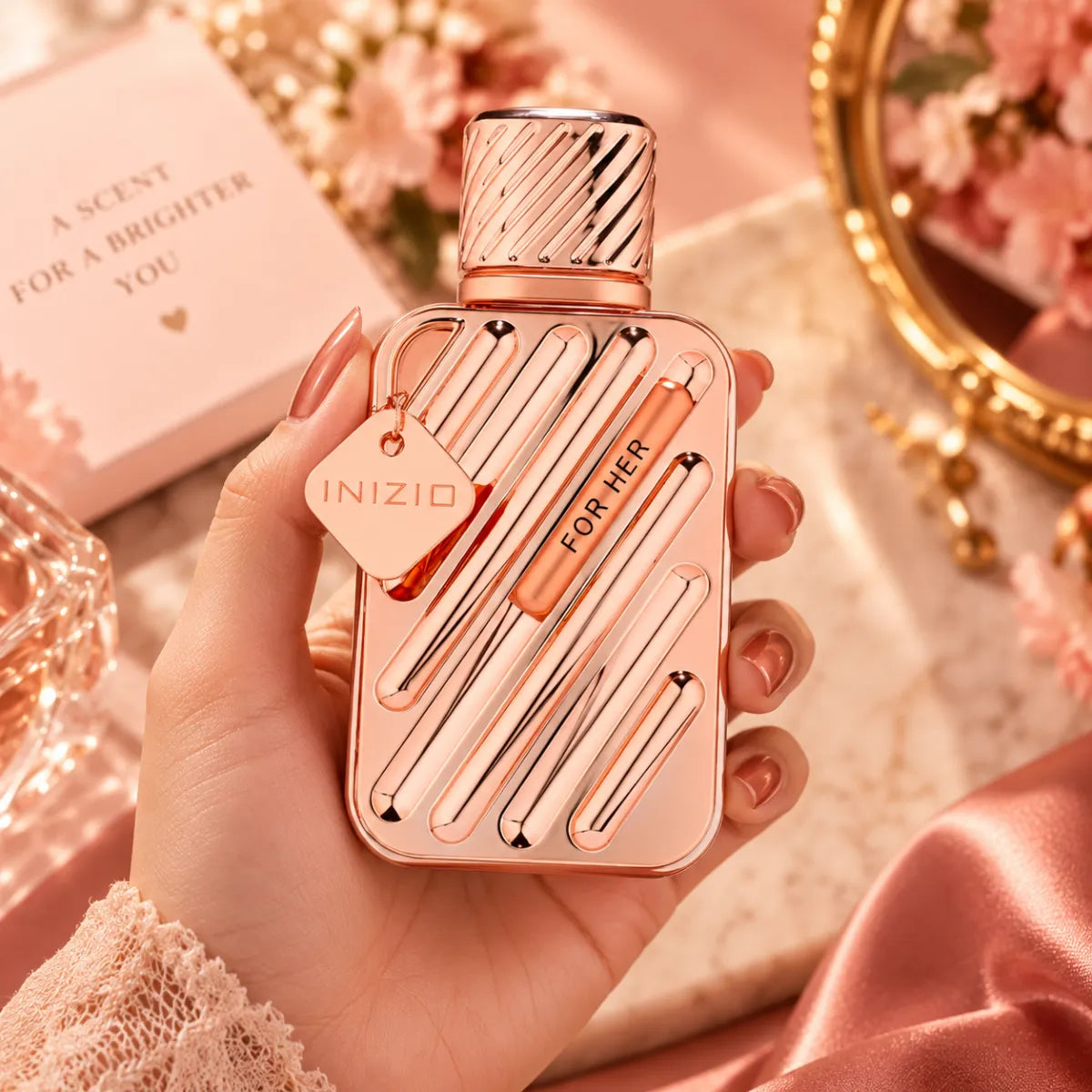 Fragrance World Inizo For Her EDP 100ml available at best price, refined women's fragrance - Perfumesouq Qatar