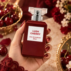 Fragrance World Lush Cherry EDP 80ml available at best price, sophisticated feminine fragrance - Perfumesouq Qatar